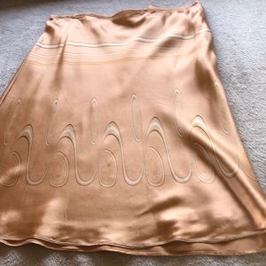 Max Studio 100% silk skirt